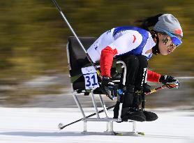 (SP)CHINA-ZHANGJIAKOU-WINTER PARALYMPICS-PARA CROSS-COUNTRY SKIING -WOMEN'S LONG DISTANCE SITTING(CN)