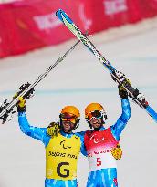 (SP)CHINA-BEIJING-BEIJING 2022 WINTER PARALYMPICS-PARA ALPINE SKIING-MEN'S SUPER-G-VISION IMPAIRED(CN)