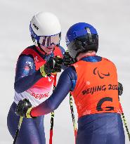 (SP)CHINA-BEIJING-BEIJING 2022 WINTER PARALYMPICS-PARA ALPINE SKIING-MEN'S SUPER-G-VISION IMPAIRED(CN)