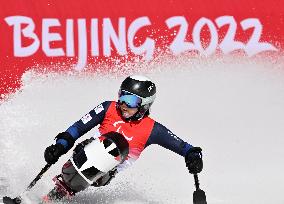 (SP)CHINA-BEIJING-BEIJING 2022 WINTER PARALYMPICS-ALPINE SKIING-WOMEN'S SUPER-G SITTING(CN)