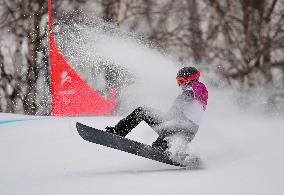 (SP)CHINA-ZHANGJIAKOU-WINTER PARALYMPICS-PARA SNOWBOARD-MEN'S CROSS QUALIFICATION(CN)