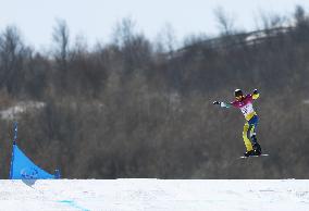 (SP)CHINA-ZHANGJIAKOU-WINTER PARALYMPICS-PARA SNOWBOARD-MEN'S CROSS QUALIFICATION(CN)