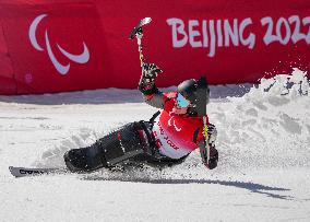 (SP)CHINA-BEIJING-BEIJING 2022 WINTER PARALYMPICS-PARA ALPINE SKIING-MEN'S SUPER-G-SITTING (CN)