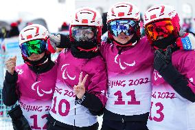 (SP)CHINA-ZHANGJIAKOU-WINTER PARALYMPICS-PARA SNOWBOARD-WOMEN'S CROSS QUALIFICATION(CN)
