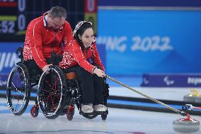 (SP)CHINA-BEIJING-WINTER-PARALYMPICS-WHEELCHAIR CURLING-ROUND ROBIN SESSION-SVK VS NOR (CN)