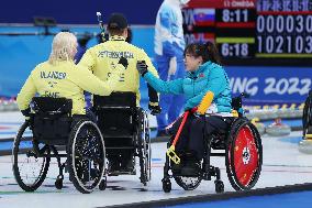 (SP)CHINA-BEIJING-WINTER PARALYMPICS-WHEELCHAIR CURLING-ROUND ROBIN SESSION-CHN VS SWE(CN)