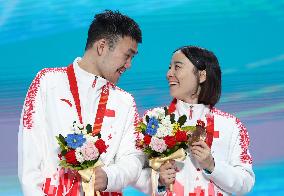 (SP)CHINA-BEIJING-WINTER PARALYMPICS-ALPINE SKIING-WOMEN'S SUPER-G VISION IMPAIRED-AWARDING CEREMONY(CN)