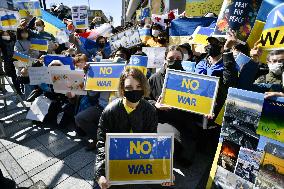 Anti-Russia protest in Japan