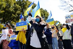 Anti-Russia protest in Japan