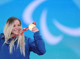 (SP)CHINA-ZHANGJIAKOU-WINTER PARALYMPICS-AWARDING CEREMONY-PARA BIATHLON (CN)