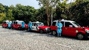 CHINA-HONG KONG-ANTI-EPIDEMIC-TAXI FLEET (CN)