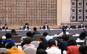 (TWO SESSIONS)CHINA-BEIJING-WANG HUNING-CPPCC-GROUP DISCUSSION (CN)