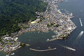 Scenic area in Hiroshima Prefecture city of Fukuyama