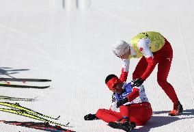 (SP)CHINA-ZHANGJIAKOU-WINTER PARALYMPICS-PARA CROSS-COUNTRY SKIING -MEN'S LONG DISTANCE CLASSIC VISION IMPAIRED (CN)