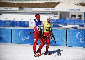(SP)CHINA-ZHANGJIAKOU-WINTER PARALYMPICS-PARA CROSS-COUNTRY SKIING -MEN'S LONG DISTANCE CLASSIC VISION IMPAIRED (CN)