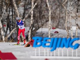 (SP)CHINA-ZHANGJIAKOU-WINTER PARALYMPICS-PARA CROSS-COUNTRY SKIING -MEN'S LONG DISTANCE CLASSIC STANDING (CN)