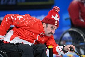 (SP)CHINA-BEIJING-WINTER-PARALYMPICS-WHEELCHAIR CURLING-ROUND ROBIN SESSION-GBR VS SUI (CN)