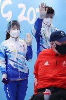 (SP)CHINA-BEIJING-WINTER PARALYMPICS-WHEELCHAIR CURLING-VOLUNTEERS(CN)