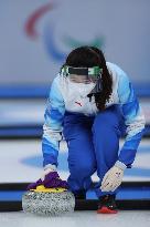 (SP)CHINA-BEIJING-WINTER PARALYMPICS-WHEELCHAIR CURLING-VOLUNTEERS(CN)