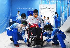 (SP)CHINA-BEIJING-WINTER PARALYMPICS-WHEELCHAIR CURLING-VOLUNTEERS(CN)