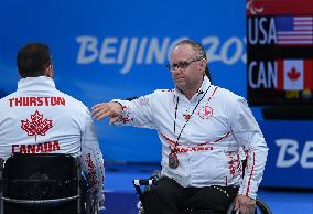 (SP)CHINA-BEIJING-WINTER-PARALYMPICS-WHEELCHAIR CURLING-ROUND ROBIN SESSION-USA VS CAN (CN)