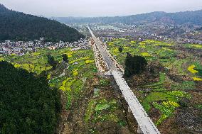 CHINA-GUIZHOU-HIGH-SPEED RAILWAY-CONSTRUCTION (CN)