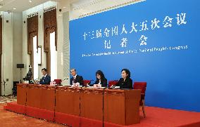 (TWO SESSIONS) CHINA-BEIJING-NPC-PRESS CONFERENCE-WANG YI (CN)