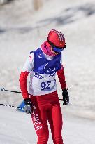 (SP)CHINA-ZHANGJIAKOU-WINTER PARALYMPICS-PARA CROSS-COUNTRY SKIING -WOMEN'S LONG DISTANCE CLASSIC VISION IMPAIRED(CN)