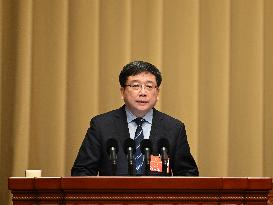 (TWO SESSIONS) CHINA-BEIJING-CPPCC-VIDEO CONFERENCE-MEMBERS-SPEECH (CN)