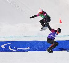 (SP)CHINA-ZHANGJIAKOU-WINTER PARALYMPICS-PARA SNOWBOARD-MEN'S CROSS (CN)