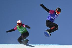 (SP)CHINA-ZHANGJIAKOU-WINTER PARALYMPICS-PARA SNOWBOARD-MEN'S CROSS (CN)