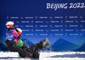 (SP)CHINA-ZHANGJIAKOU-WINTER PARALYMPICS-PARA SNOWBOARD-MEN'S CROSS (CN)