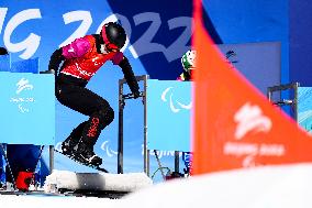 (SP)CHINA-ZHANGJIAKOU-WINTER PARALYMPICS-PARA SNOWBOARD-MEN'S CROSS (CN)