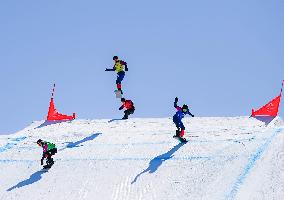 (SP)CHINA-ZHANGJIAKOU-WINTER PARALYMPICS-PARA SNOWBOARD-MEN'S CROSS LL1(CN)