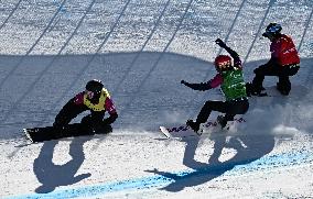 (SP)CHINA-ZHANGJIAKOU-WINTER PARALYMPICS-PARA SNOWBOARD-MEN'S CROSS FINAL(CN)