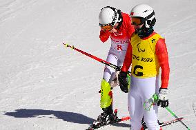 (SP)CHINA-BEIJING-BEIJING 2022 WINTER PARALYMPICS-PARA ALPINE SKIING-WOMEN'S SUPER COMBINED-VISION IMPAIRED (CN)