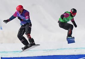 (SP)CHINA-ZHANGJIAKOU-WINTER PARALYMPICS-PARA SNOWBOARD-MEN'S CROSS LL1(CN)