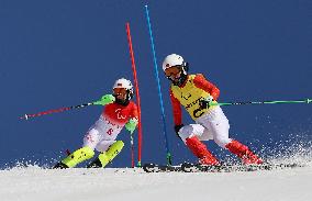 (SP)CHINA-BEIJING-BEIJING 2022 WINTER PARALYMPICS-PARA ALPINE SKIING-WOMEN'S SUPER COMBINED-VISION IMPAIRED (CN)