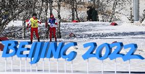 (SP)CHINA-ZHANGJIAKOU-WINTER PARALYMPICS-PARA CROSS-COUNTRY SKIING -WOMEN'S LONG DISTANCE CLASSIC VISION IMPAIRED(CN)