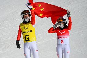 (SP)CHINA-BEIJING-BEIJING 2022 WINTER PARALYMPICS-PARA ALPINE SKIING-WOMEN'S SUPER COMBINED-VISION IMPAIRED (CN)