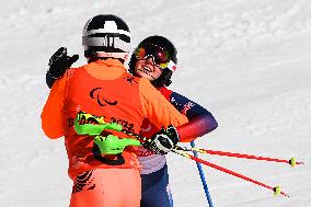 (SP)CHINA-BEIJING-BEIJING 2022 WINTER PARALYMPICS-PARA ALPINE SKIING-WOMEN'S SUPER COMBINED-VISION IMPAIRED (CN)