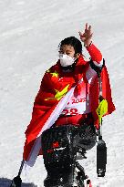 (SP)CHINA-BEIJING-BEIJING 2022 WINTER PARALYMPICS-ALPINE SKIING-WOMEN'S SUPER COMBINED-SITTING(CN)