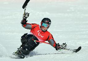(SP)CHINA-BEIJING- WINTER PARALYMPICS-ALPINE SKIING-MEN'S SUPER COMBINED-SITTING(CN)