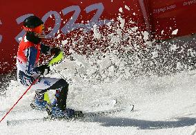 (SP)CHINA-BEIJING- WINTER PARALYMPICS-ALPINE SKIING-MEN'S SUPER COMBINED-STANDING(CN)