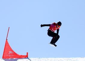 (SP)CHINA-ZHANGJIAKOU-WINTER PARALYMPICS-PARA SNOWBOARD-MEN'S SNOWBOARD CROSS SB-UL(CN)