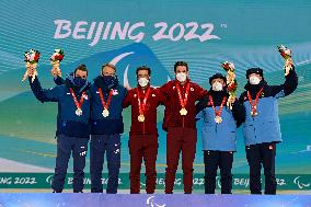 (SP)CHINA-ZHANGJIAKOU-WINTER PARALYMPICS-AWARDING CEREMONY-PARA CROSS-COUNTRY SKIING(CN)