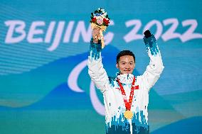 (SP)CHINA-ZHANGJIAKOU-WINTER PARALYMPICS-AWARDING CEREMONY-PARA SNOWBOARD(CN)