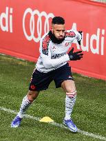 (SP)GERMANY-MUNICH-FOOTBALL-UEFA CHAMPIONS LEAGUE-BAYERN MUNICH-TRAINING SESSION