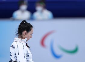 (SP)CHINA-BEIJING-WINTER-PARALYMPICS-WHEELCHAIR CURLING-ROUND ROBIN SESSION-GBR VS SVK(CN)