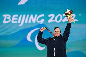 (SP)CHINA-ZHANGJIAKOU-WINTER PARALYMPICS-AWARDING CEREMONY-PARA SNOWBOARD(CN)